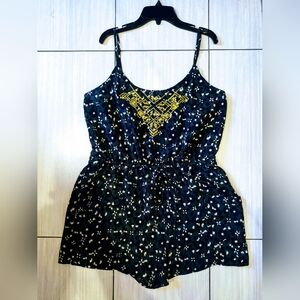 Bohemian "ecote" Romper